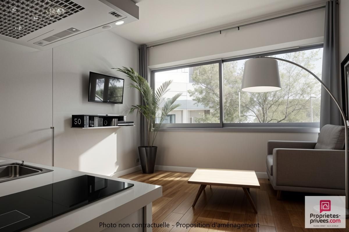 BORDEAUX Croix Blanche - Studio meublé à vendre
