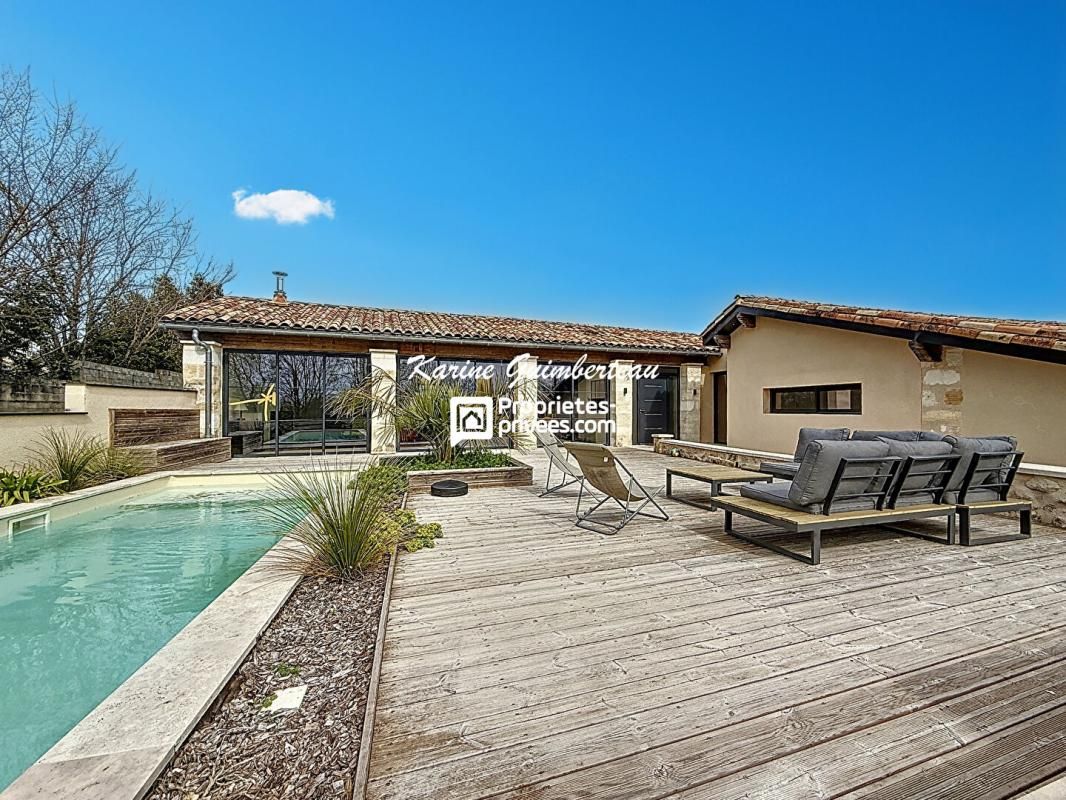 FRONSAC FRONSAC / Maison en pierre 4 chambres + studio + piscine + garage 3