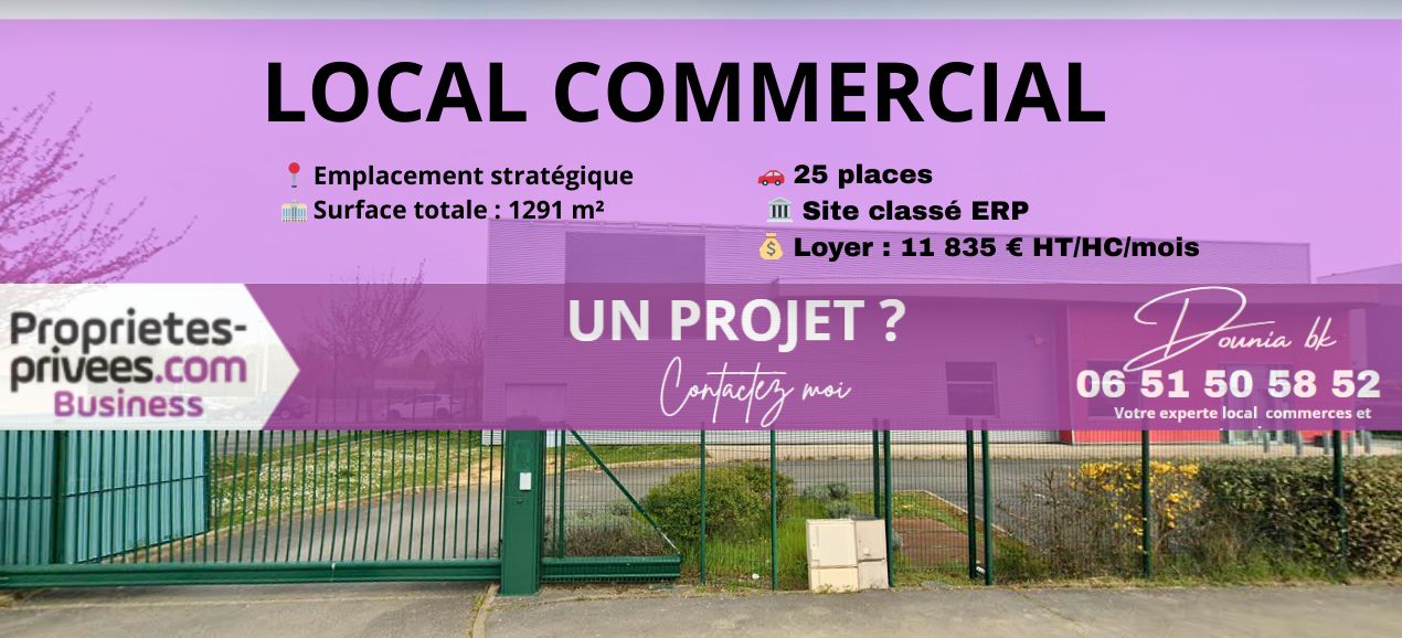 SAINT MAXIMIN - LOCAL COMMERCIAL  1300 m²