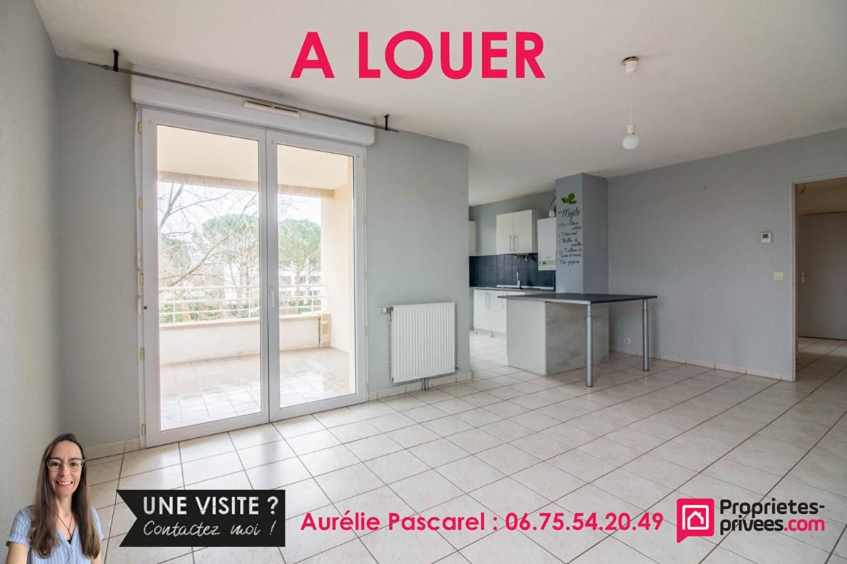 Brive Ouest A LOUER APT T3 de 62 m2 avec terrasse de 10m² et parking dans résidence avec piscine