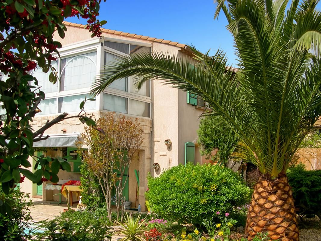 Villa Sauvian 4 pièce(s) 130 m2 habitable sur parcelle de 600m², garage, piscine