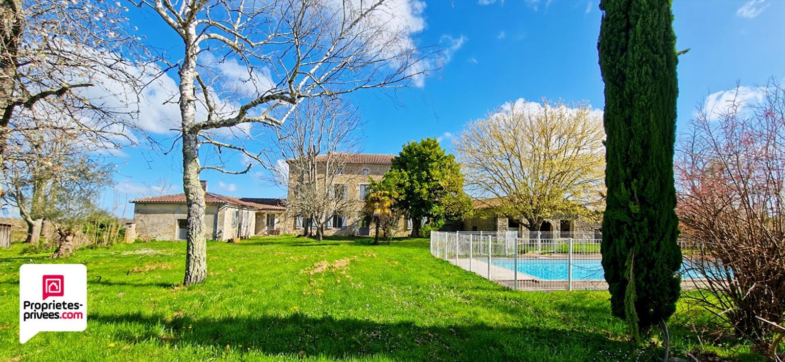 LANGON Maison 520 m2 + grange en pierre - piscine - 1 ha de terrain 2