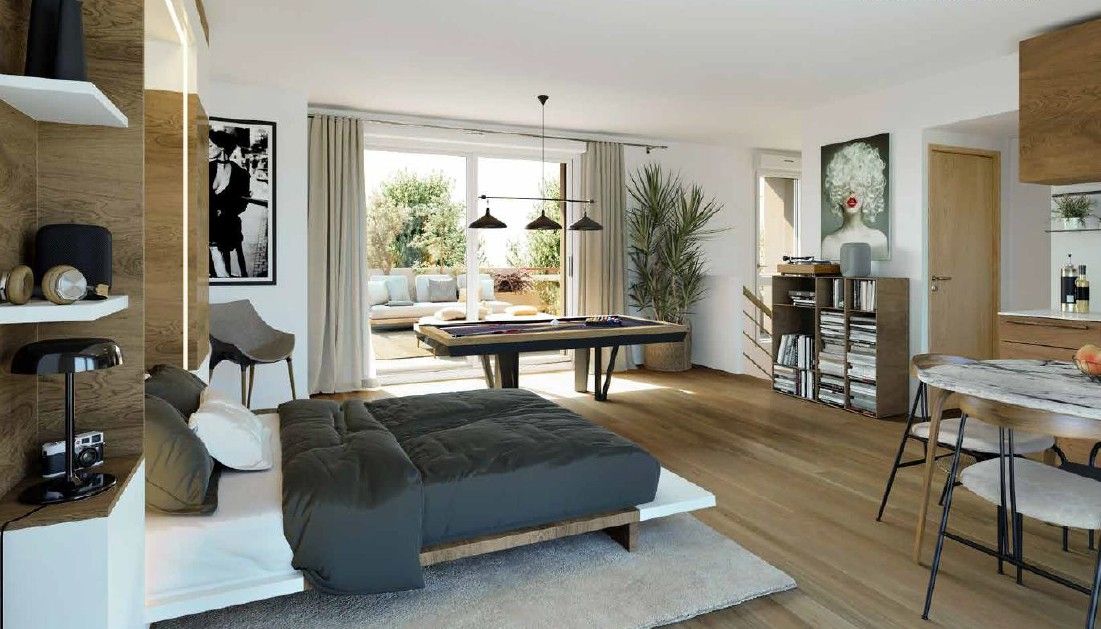MARSEILLE-8E-ARRONDISSEMENT 13008 Marseille secteur St Giniez - T4 standing 95.86 m2 - Terrasse 23.89 m2 - 689.000 4