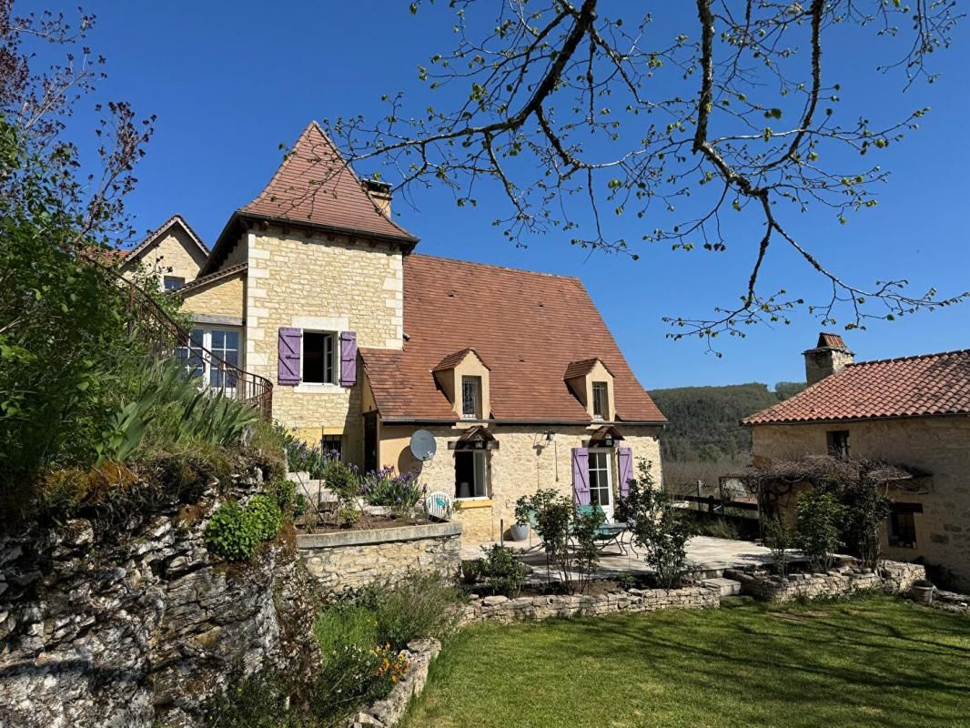 SAINT-CYBRANET 24250 - Une maison principale et une maison d'amis, pleine de charme ! 3