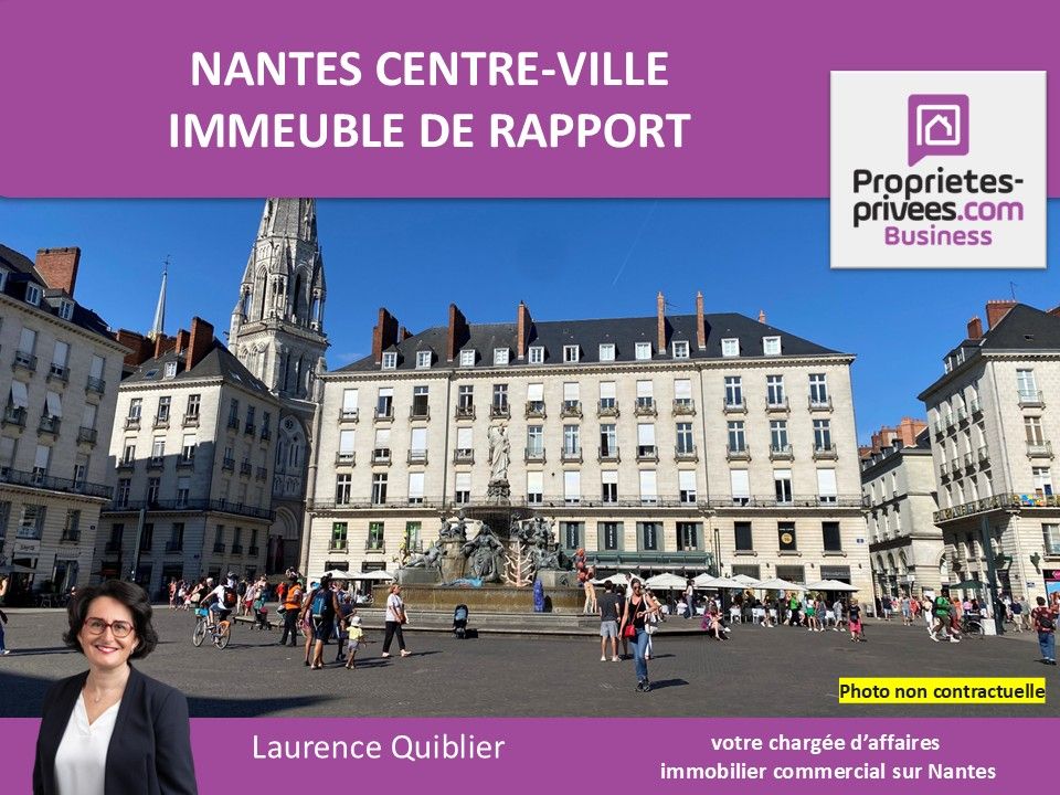 NANTES 44000 NANTES - IMMEUBLE MIXTE LOUE, COMMERCES ET LOGEMENTS, CENTRE VILLE 2