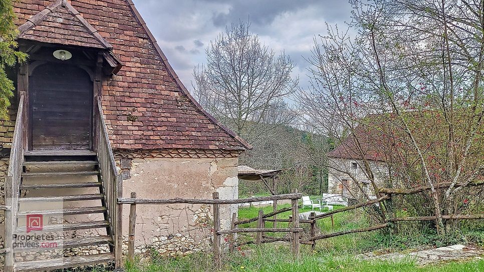Vallée Vézère. Maison de Maître, Bergerie, Granges, Piscine à débordement au milieu de 12ha