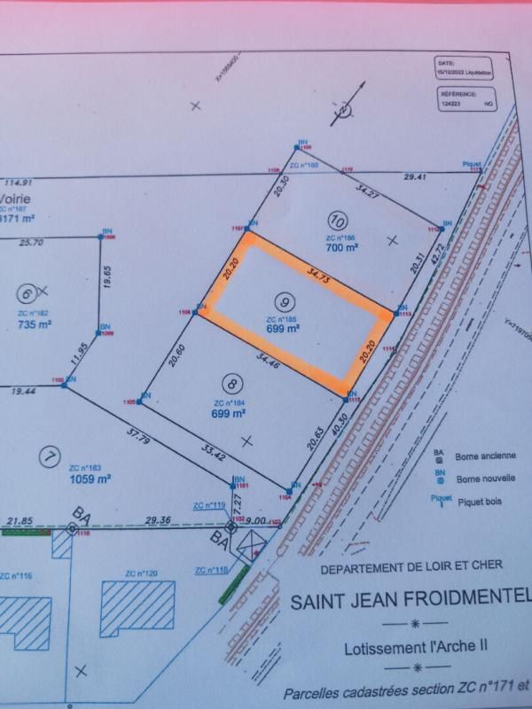 SAINT-JEAN-FROIDMENTEL Terrain 699 m2 4