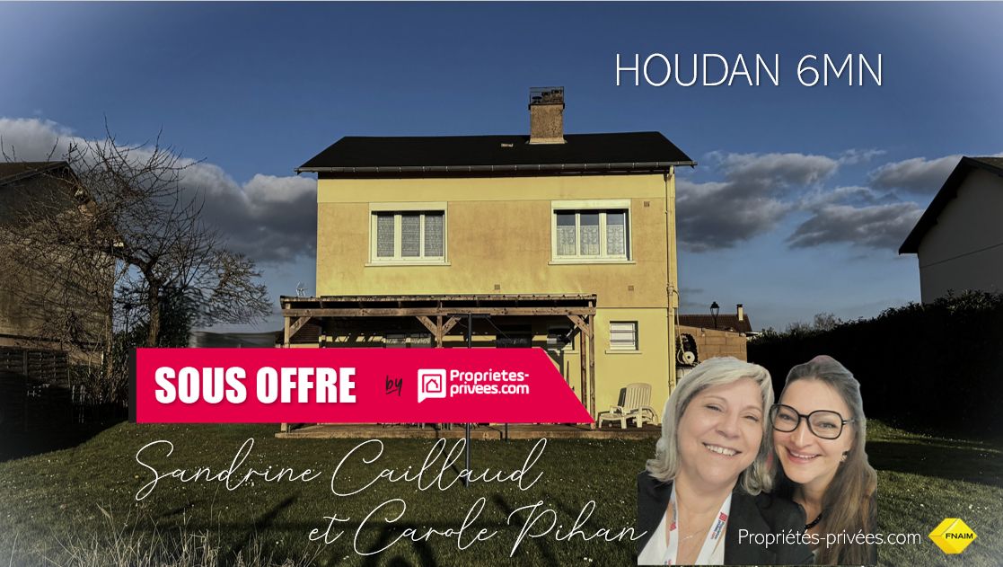 HOUDAN 6MN - Maison familiale - 4 chambres - grenier - local remise - cabanon - terrain 730m² - 249980 Euros HAI