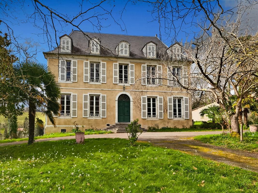 SALIES-DE-BEARN maison de maître 1640 + gîte + dépendances, parc 5,6 ha 2