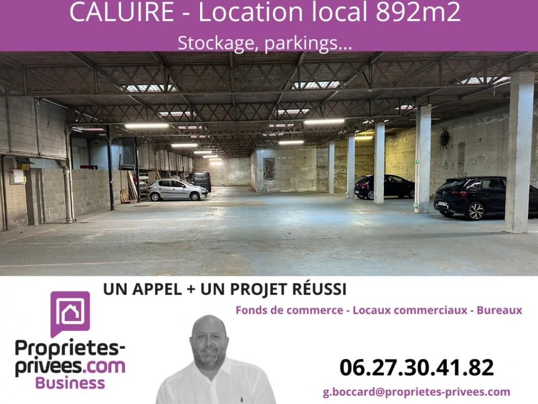 CALUIRE ET CUIRE - Location Entrepôt / local industriel 892 m²
