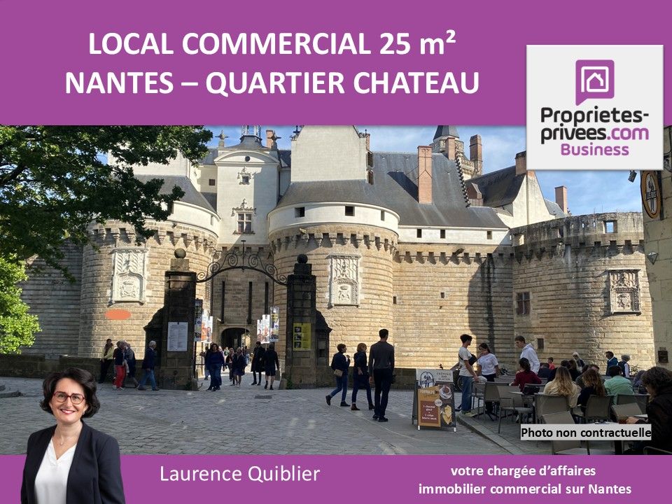44000 NANTES - QUARTIER CHATEAU - LOCAL COMMERCIAL 25 m² SOUS LOCATION