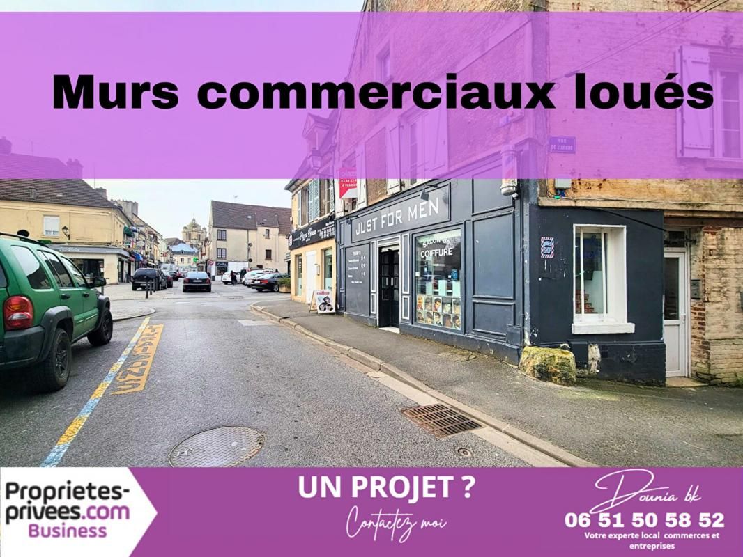 MURS COMMERCIAUX LOUÉS / EXCELLENT EMPLACEMENT À PONT-SAINTE-MAXENCE