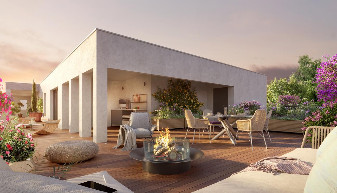 Appartement attique - 135 m2 et 110 m2 de terrasse