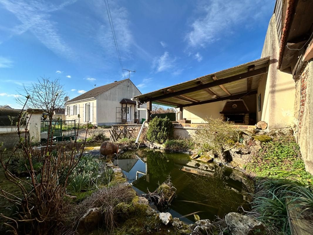 15 MN DE MARINES. PAVILLON INDIVIDUEL DE PLAIN PIED A VISITER TRES RAPIDEMENT