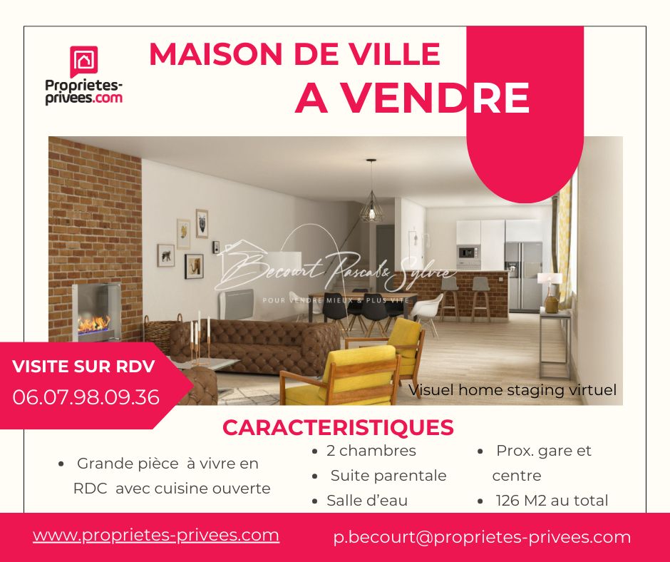 Jolie maison de ville entièrement rénovée 126 m2 Carpentras 84200