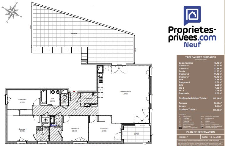 VILLEURBANNE Appartement 5 pièce(s) 116 m2 4