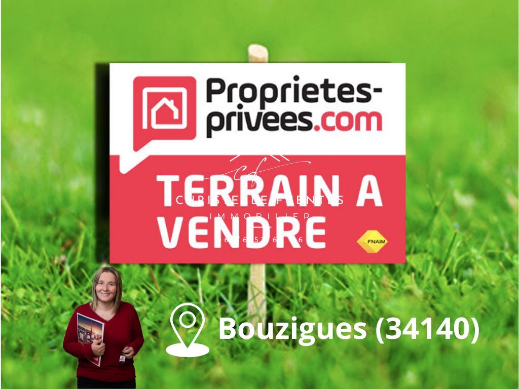 HERAULT - BOUZIGUES (34140) - TERRAIN CONSTRUCTIBLE - 320M2