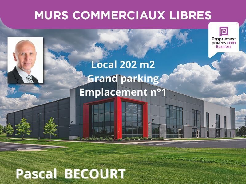 Opportunité: Carpentras (84200) Murs libres,  local commercial  202 m², Terrain de 1875 m², Parkings
