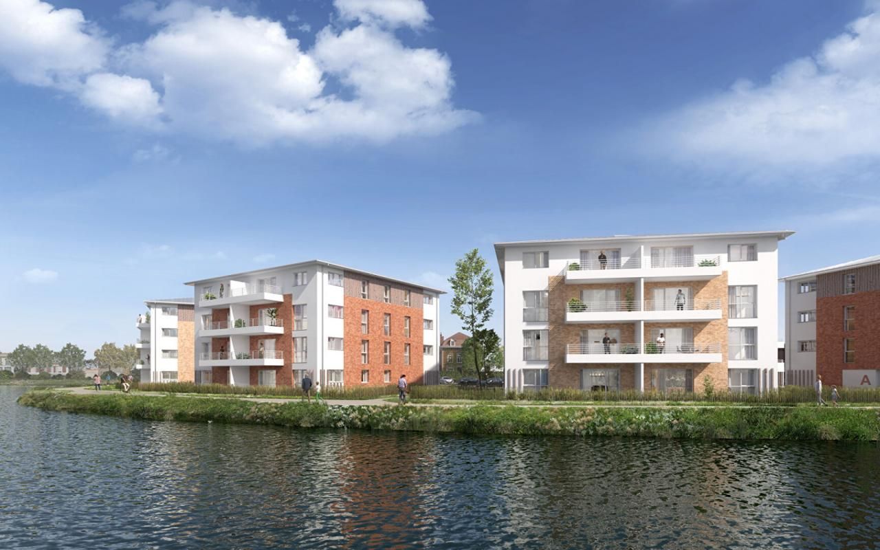 GRAVELINES Appartement Gravelines 3 pièce(s) 66 m2 avec terrasse 8m² et parking 3