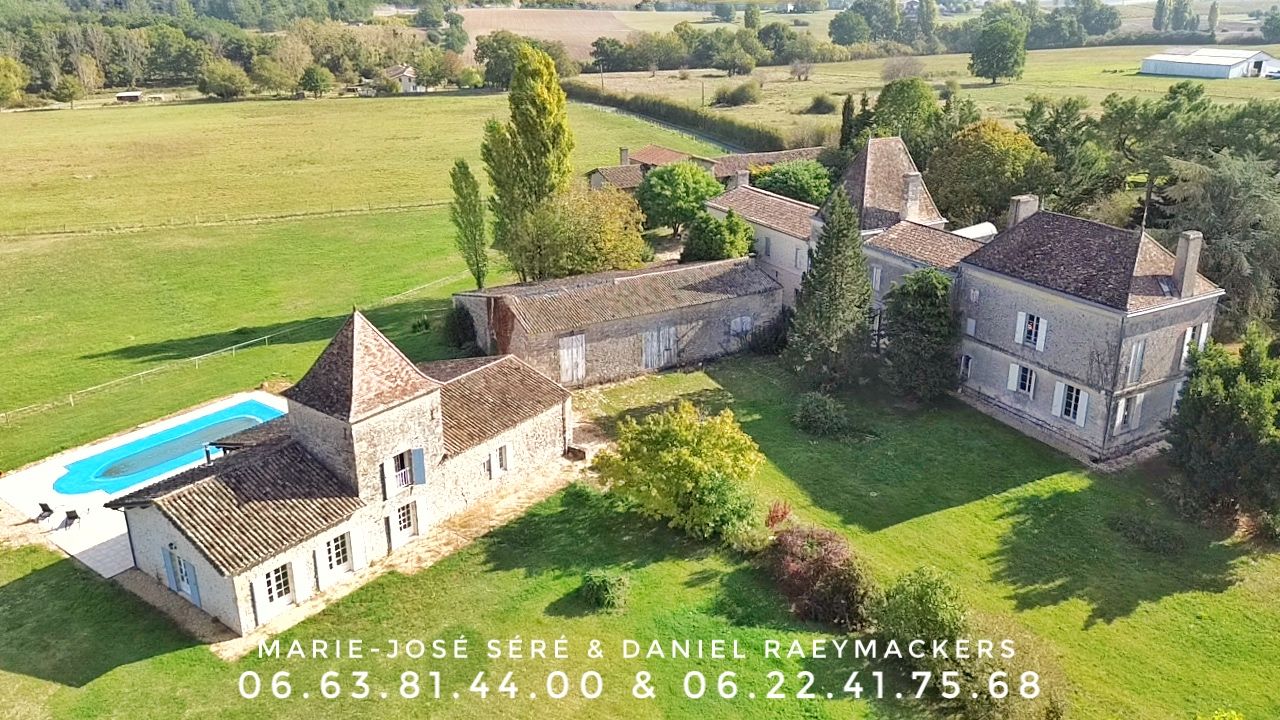 SAINT-MEARD-DE-GURCON Demeure de prestige + gite Saint Meard De Gurcon 17 pièce(s) 560 m2 1