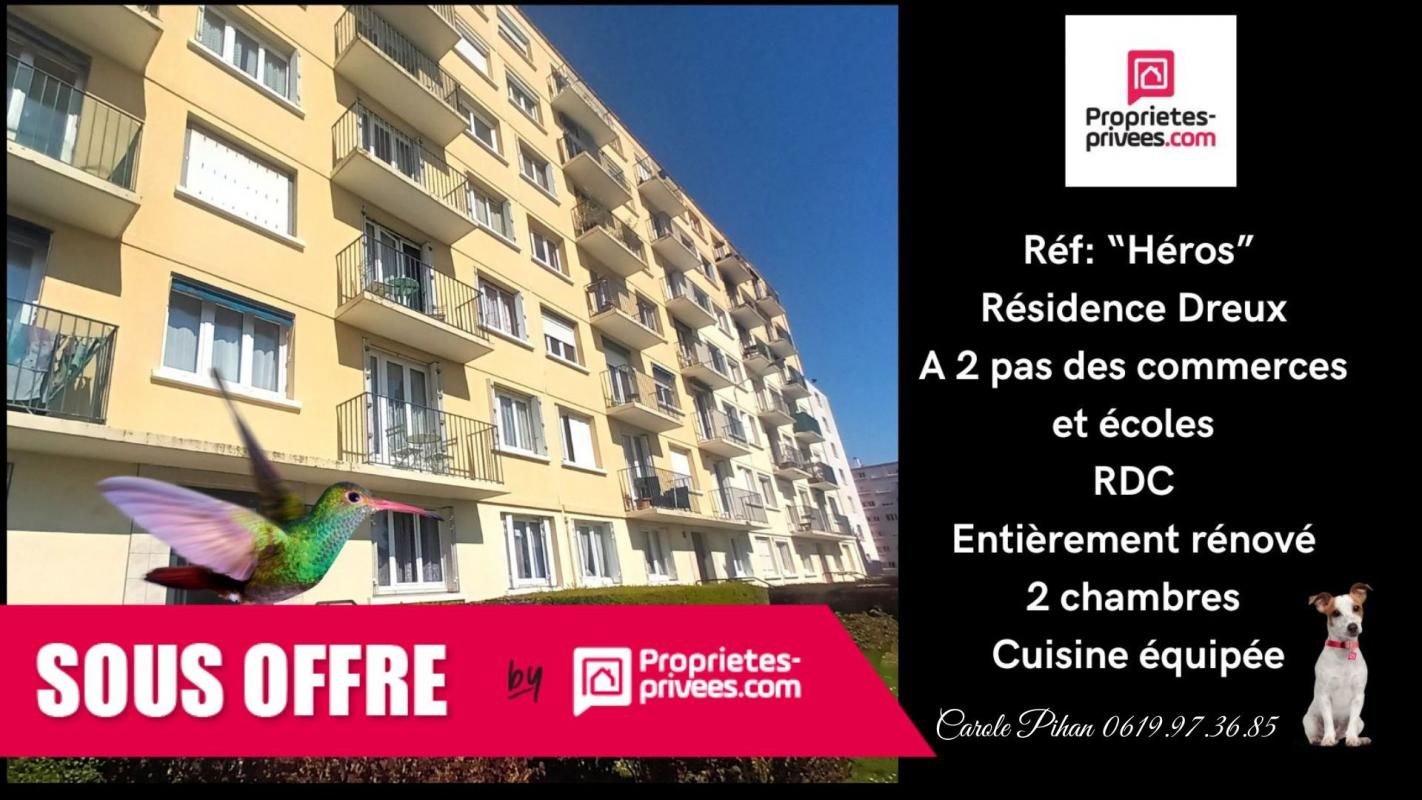 Appartement Rez-de-Chaussée Entièrement Rénové . 2 Chambres