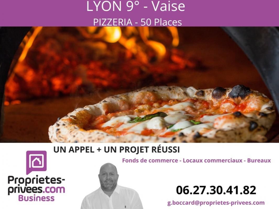 69009 LYON - RESTAURANT 50 COUVERTS, TERRASSE 40 PLACES