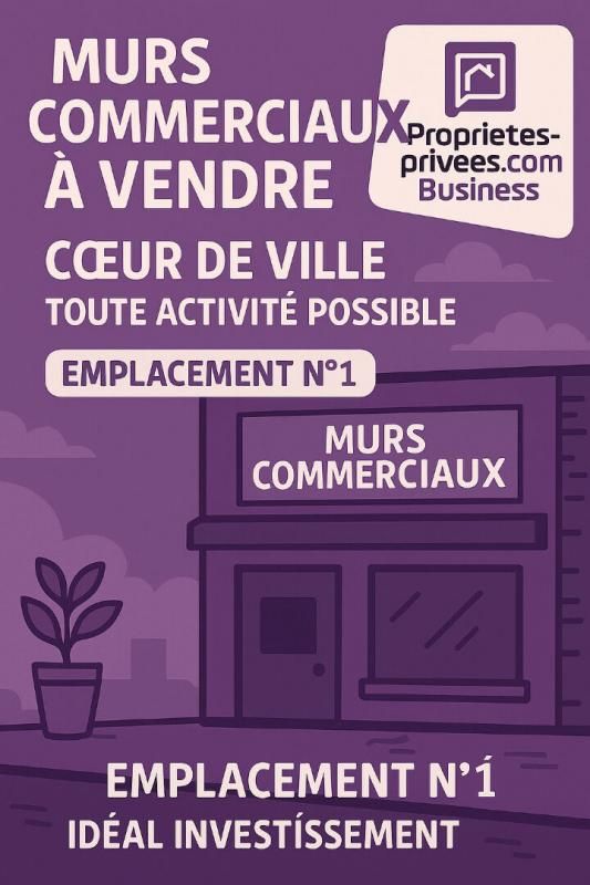 CENTRE-VILLAGE À 10 MINUTES DE MELAN - MURS COMMERCIAUX 50 M²