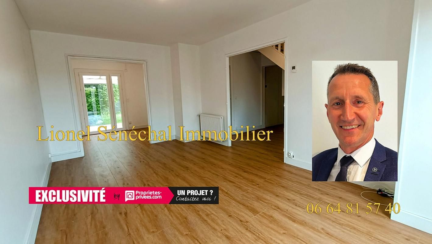 Maison rénovée de plain - pied 7 pièces de 120 m2 habitables (135 m2 au sol)