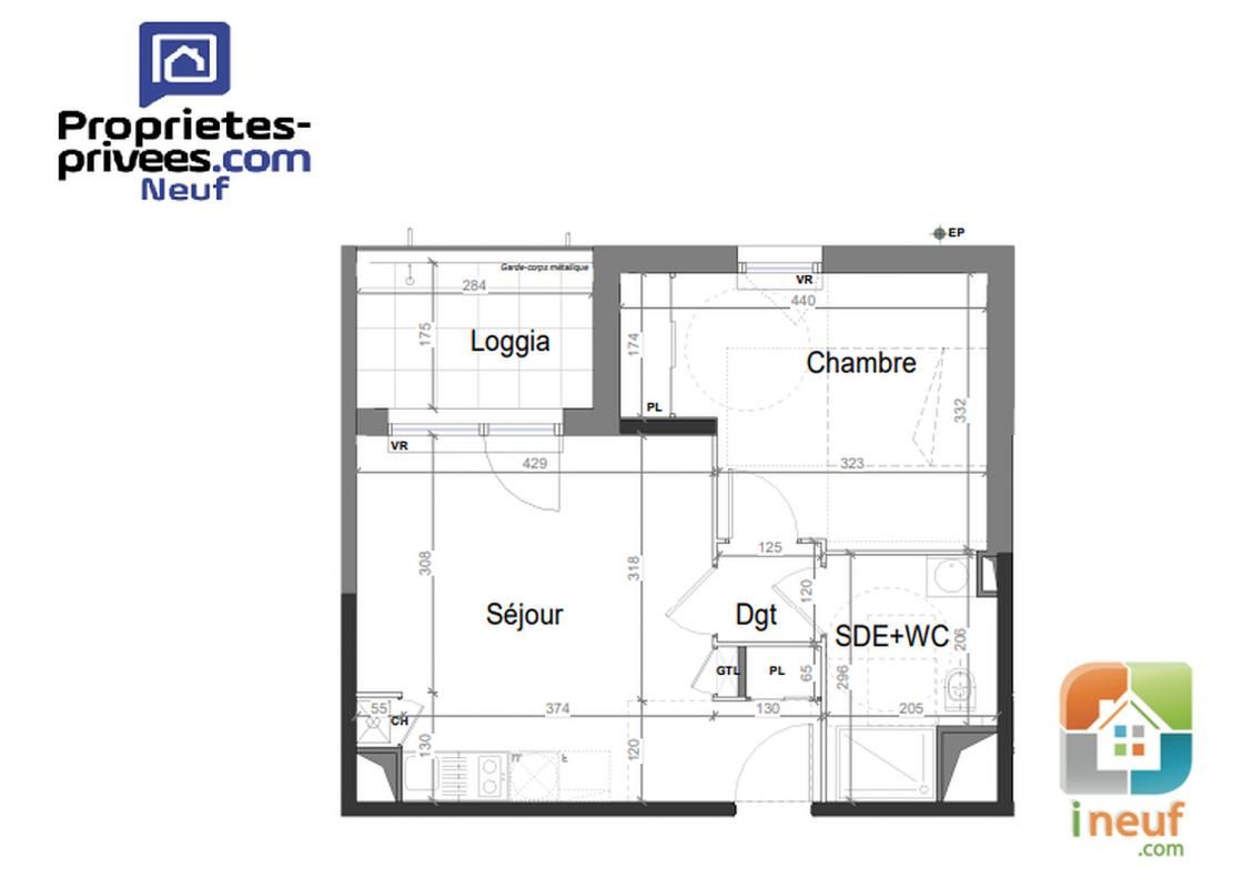 JASSANS-RIOTTIER Appartement  2 pièce(s) 39 m2 3