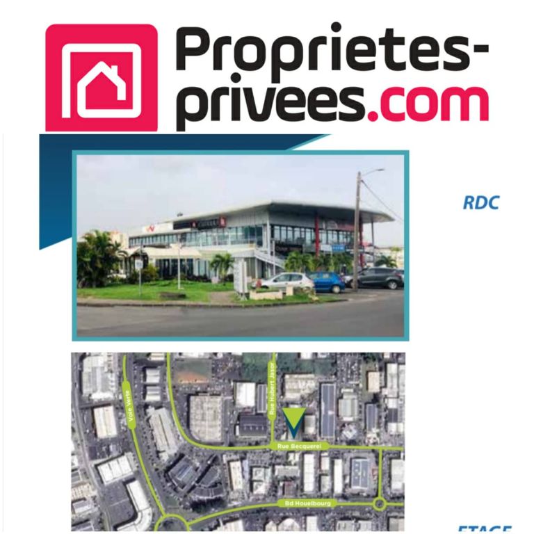 BAIE MAHAULT  JARRY - RDC, Location Local commercial 100 m²