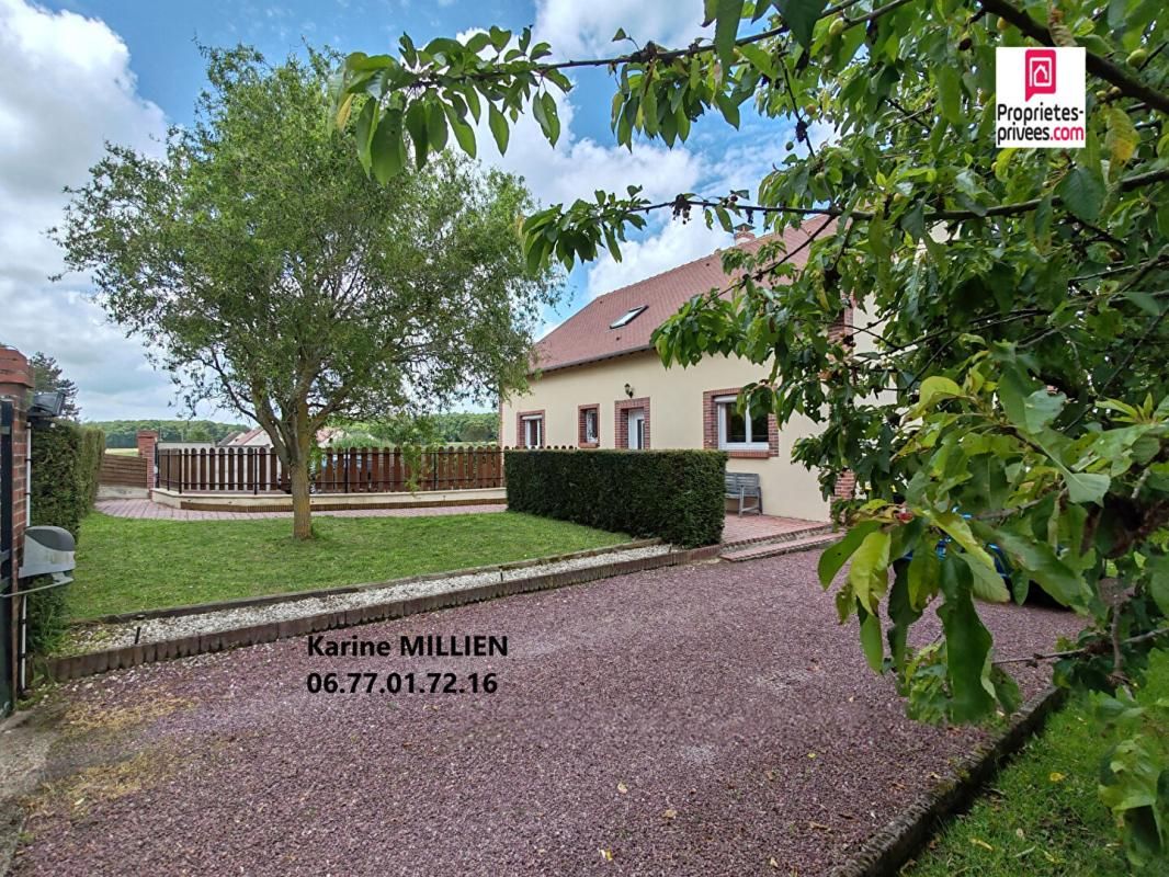 MUZY 27650 Maison individuelle avec sous-sol total - 1 étage - 5 chambres - 1 bureau - Terrain - 330 000 HAI