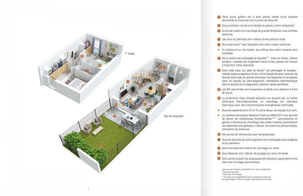 SAUVIAN Maison de 72 m², doté d'un jardin spacieuse exposée Sud 3