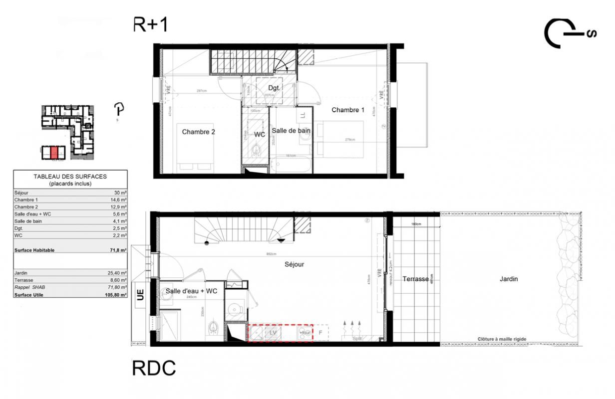 SAUVIAN Maison de 72 m², doté d'un jardin spacieuse exposée Sud 4
