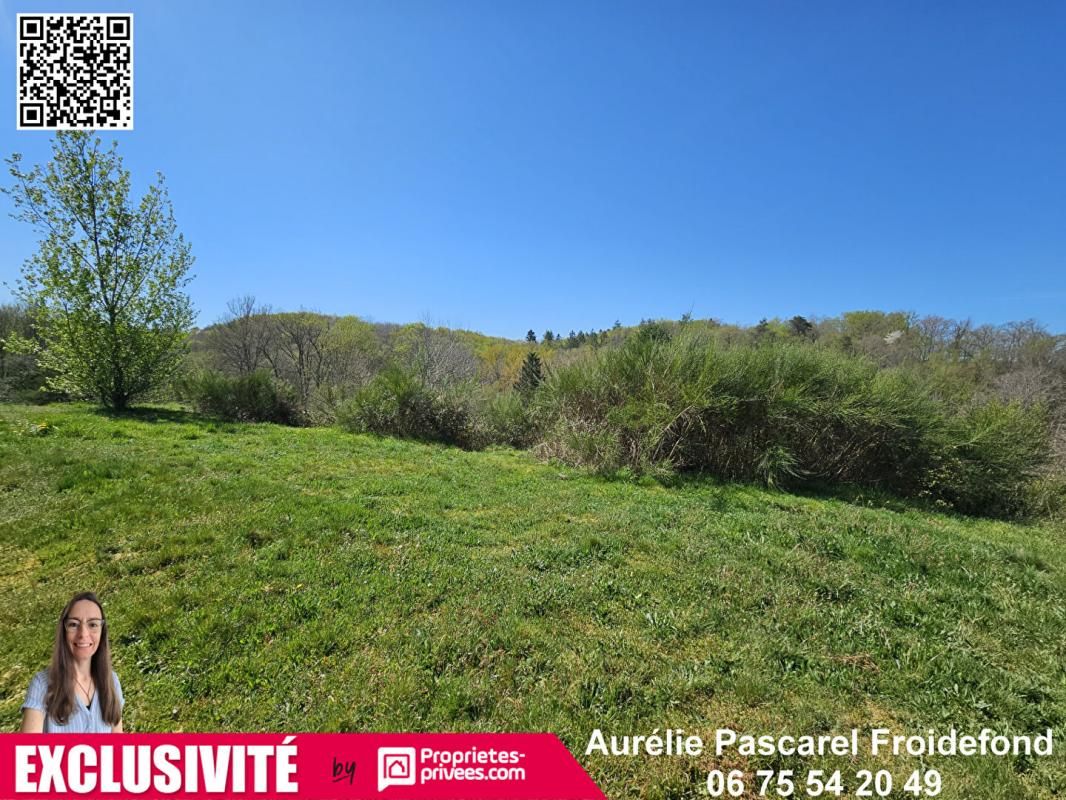 10 min BRIVE - Terrain CONSTRUCTIBLE au CALME avec VUE - 3000 m2 - 34 990