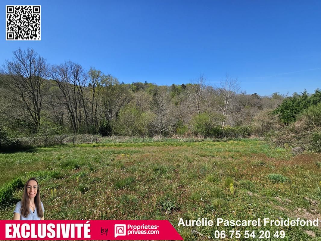 NOAILLES 10 min BRIVE -  Terrain CONSTRUCTIBLE  au CALME avec VUE - 3000 m2 - 34 990 2