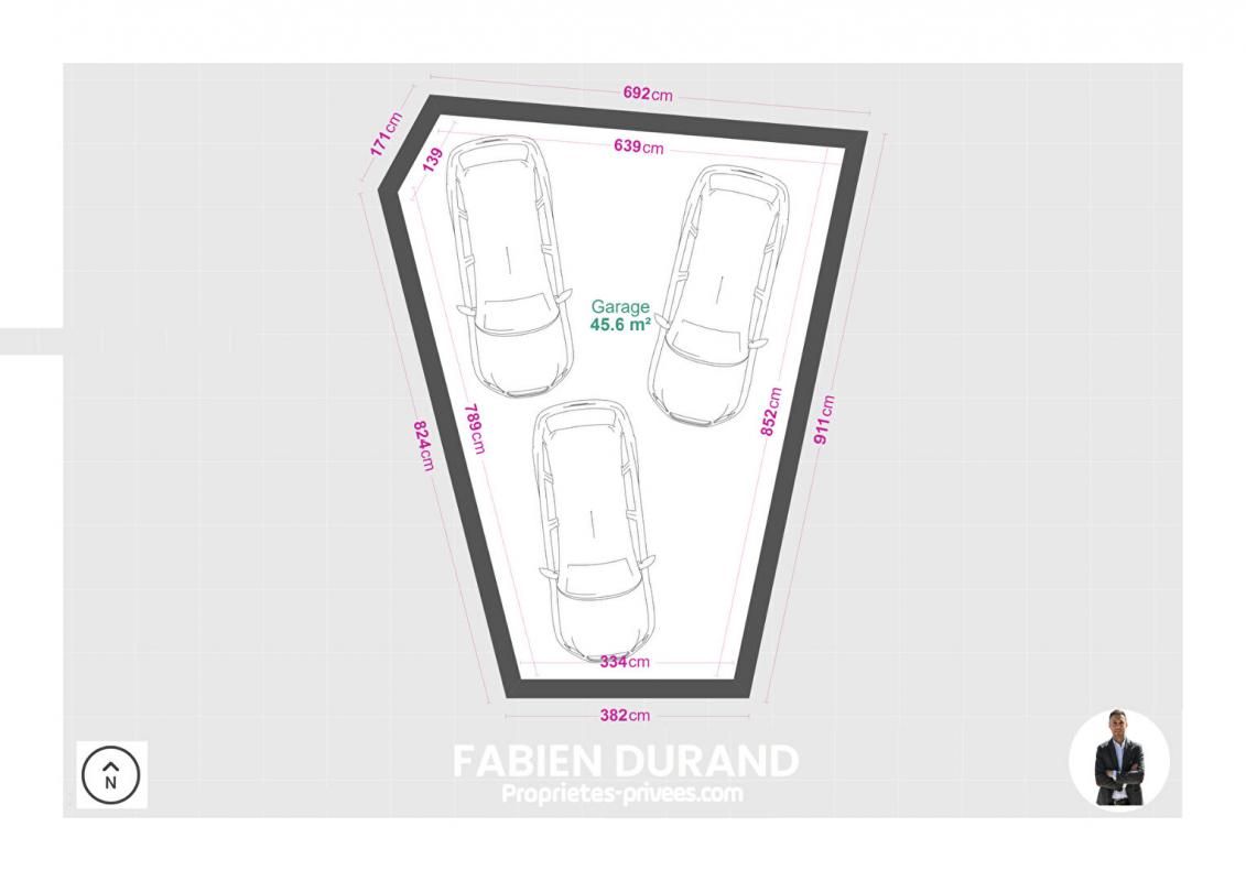 MANDELIEU-LA-NAPOULE Garage TRIPLE 46 m² avec Borne Electrique et dalles au sol 3