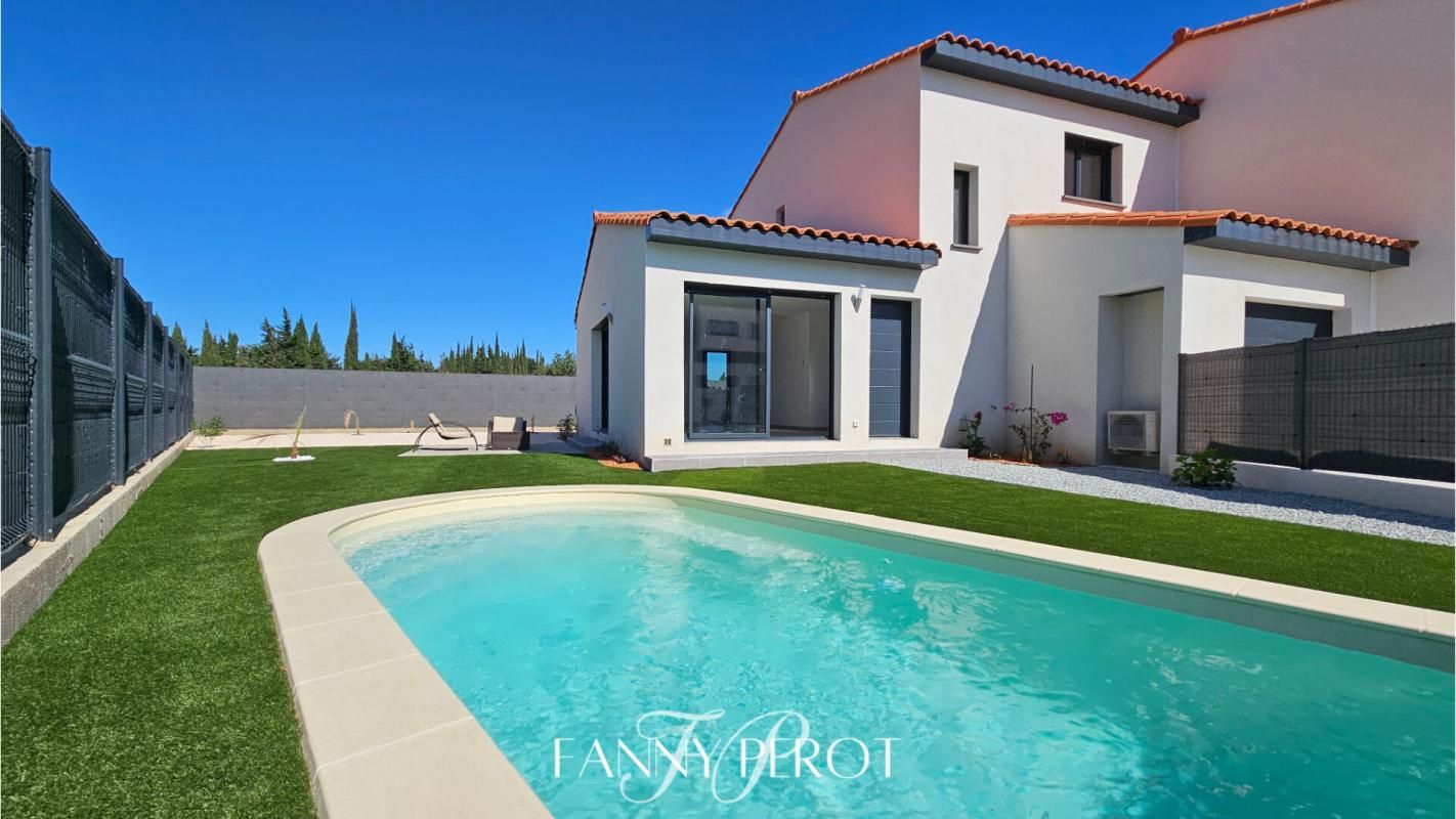 Maison 3 faces de 90 m² avec piscine et garage à Saint-Cyprien
