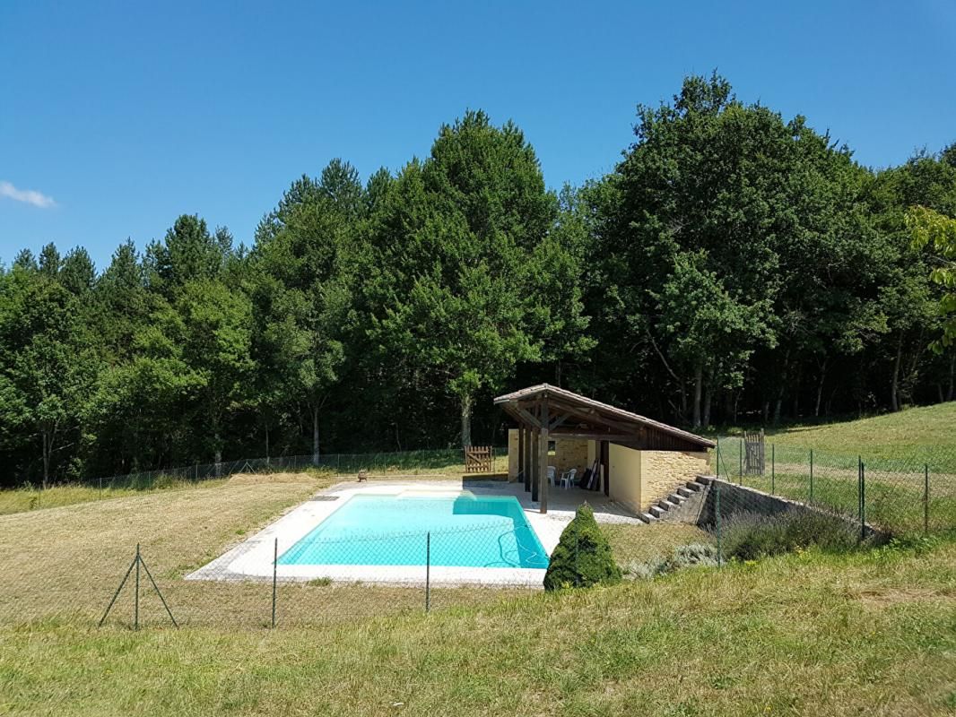 LE BUISSON-DE-CADOUIN Ancien corps de ferme avec piscine 2
