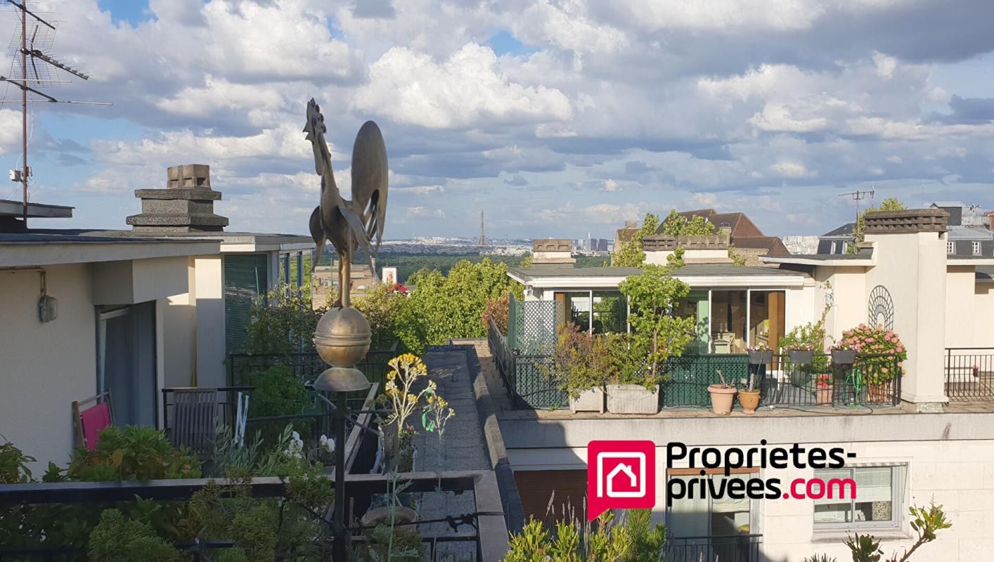 MONTRETOUT/COUTUREAU : APPARTEMENT FAMILIAL , 3 CHAMBRES +BUREAU EN DUPLEX AVEC TERRASSE (55m2) ET BALCON. Box et cave