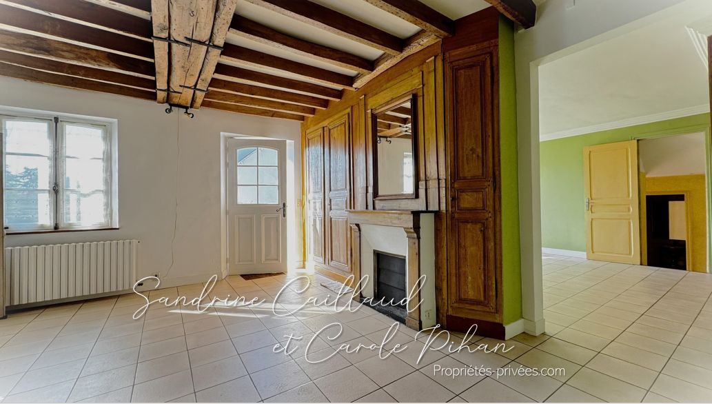 HOUDAN 14 MN HOUDAN - Maison ancienne - 4 chambres - bureau - potentiel - cave - terrain 500m² - 275000 euros HAI 4