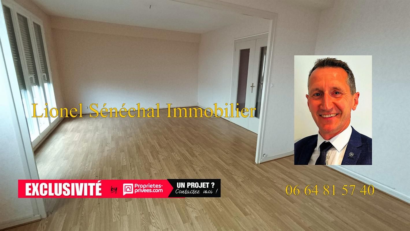 Appartement 4 pièces de 65 m2 avec ascenseur et interphone secteur Maillets à Le Mans