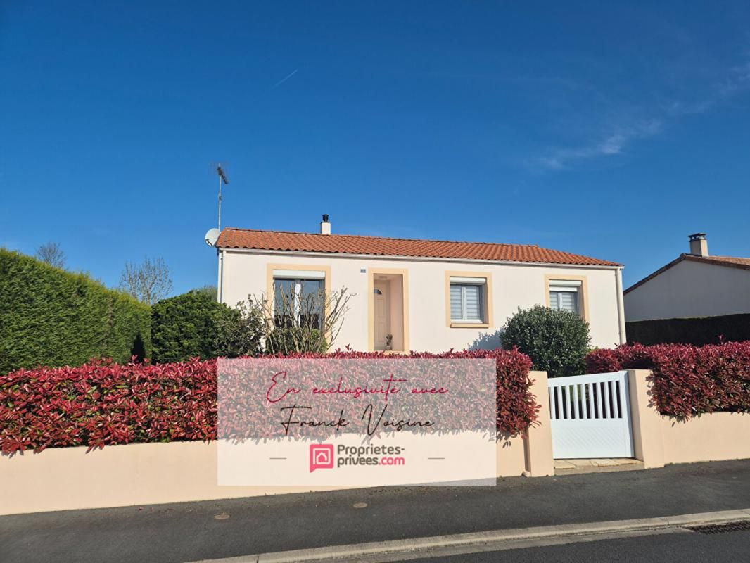 A VENDRE en Exclusivité aux Herbiers - Maison de 89 m2 env sur sous-sol avec 4 chambres sur un terrain de 568 m2 env