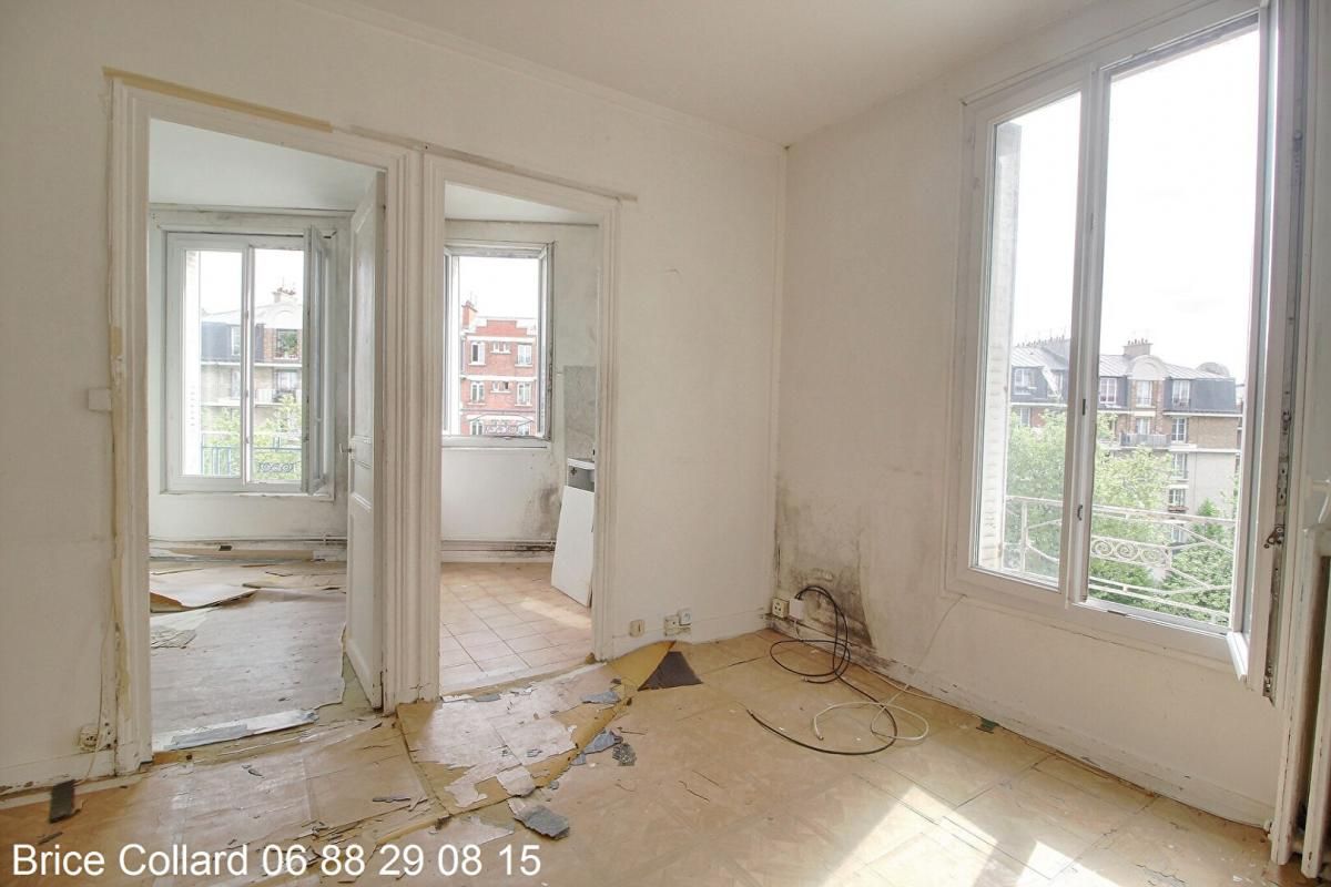 Paris 20ème (M Porte de Montreuil à 2') T2 a rénover 4ème et dernier étage