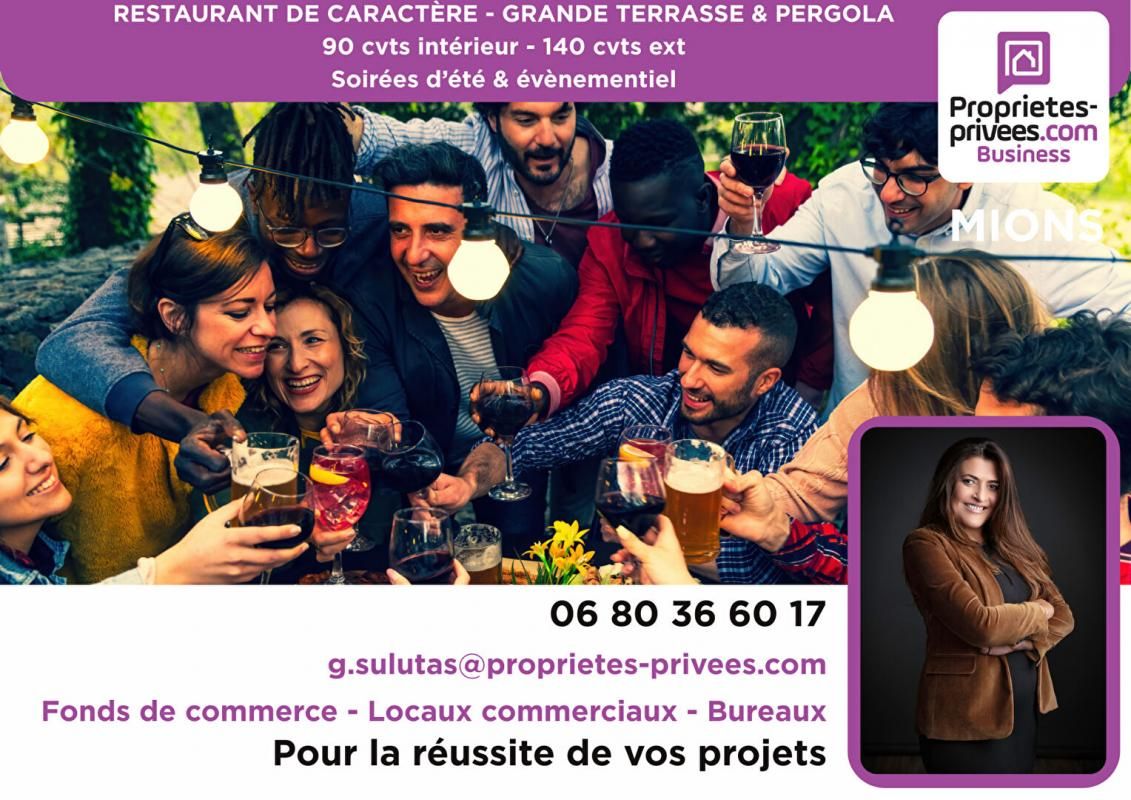 MIONS À SAISIR ! Restaurant Café Comptoir avec Grande Terrasse et Pergola 3