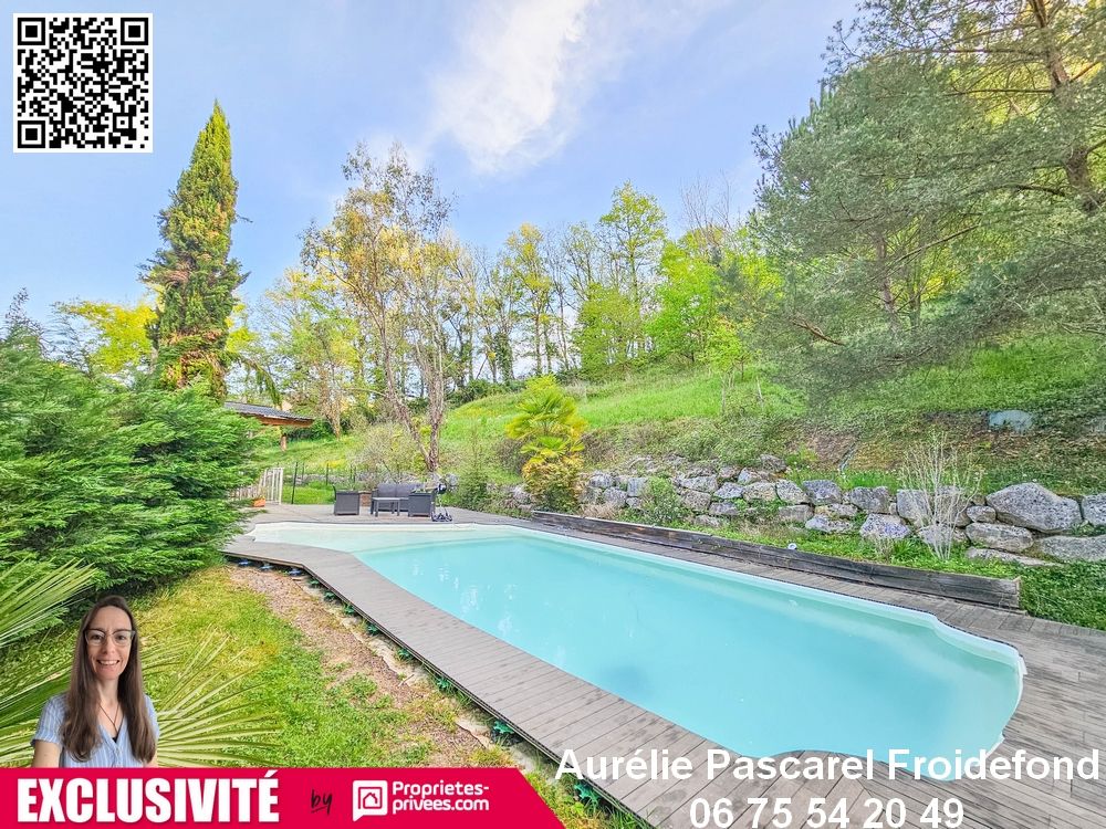 -> EXCLUSIVITE Maison plain pied T7 de 154m², avec PISCINE sur terrain de 4000m² / 5 chambres+1 bureau / MALEMORT
