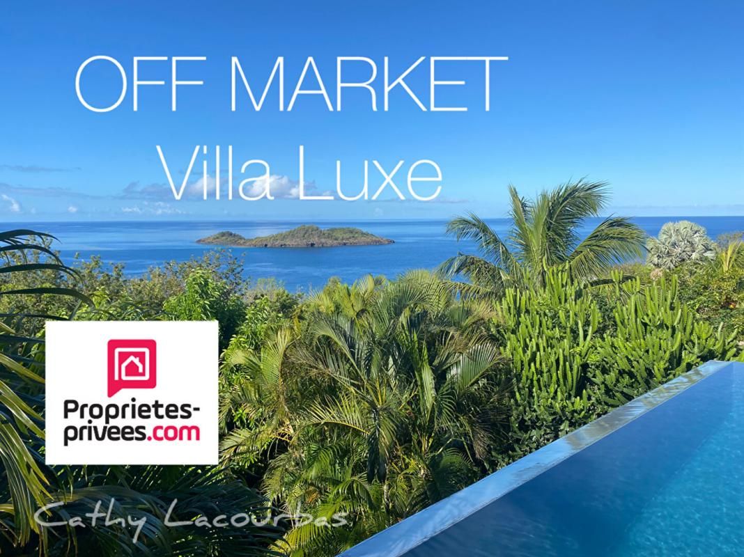 Villa de luxe sur 3000 M² terrain constructible- Bouillante, Guadeloupe