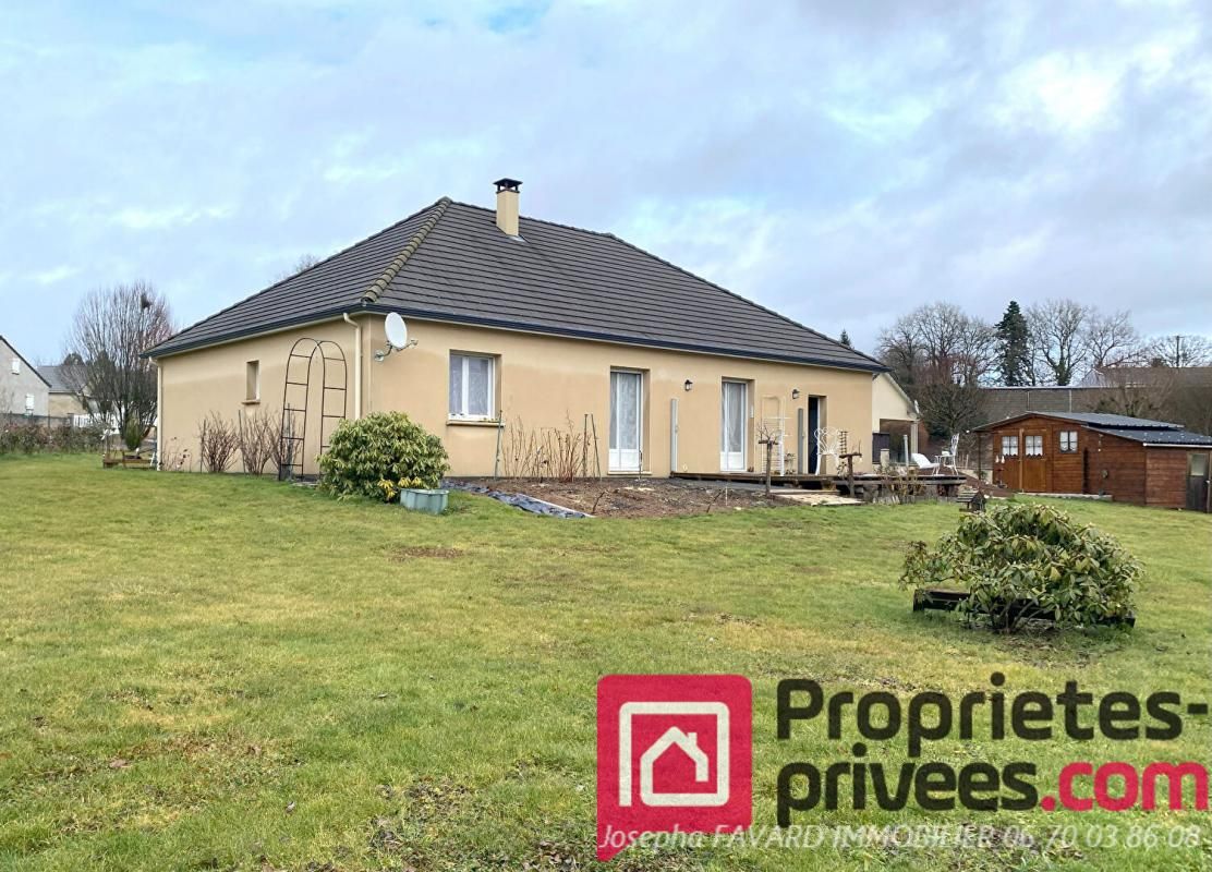 CHAMBERET Plain pied -128 m² - 3 chambres -terrain 1200 m² - 19370 Chamberet 2