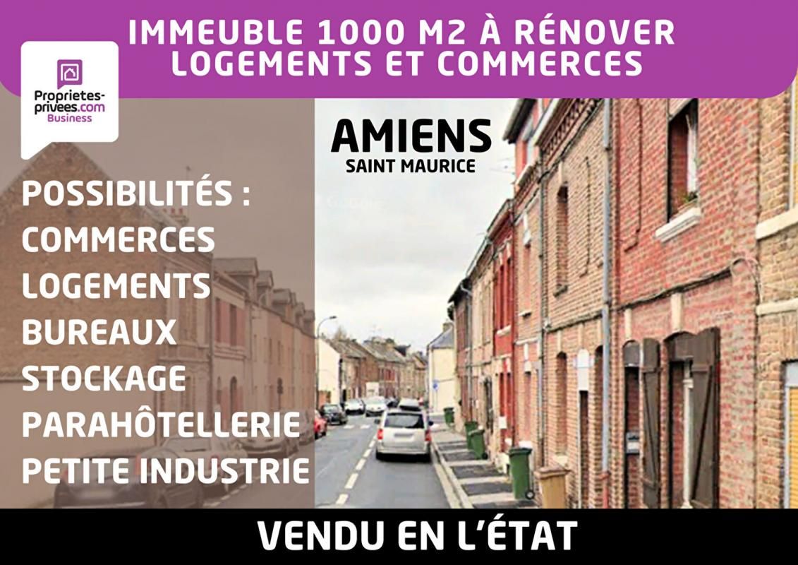 AMIENS AMIENS - Immeuble 1000 m² à rénover 3 niveaux, Saint Maurice 2
