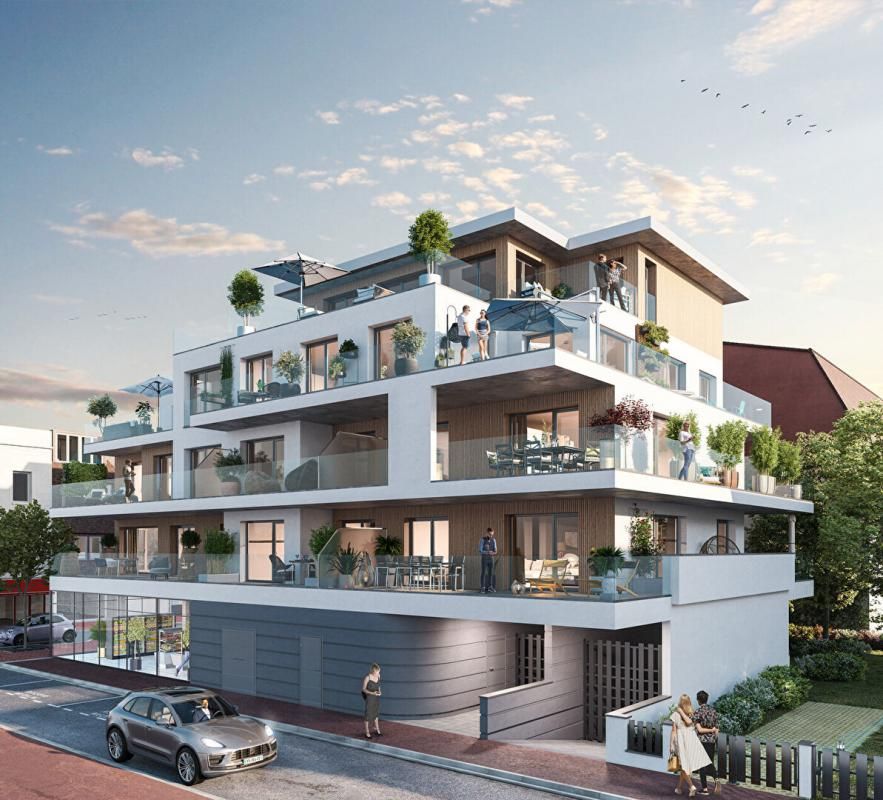 Appartement Le Touquet Paris Plage 4 pièce(s) 85.1 m2 avec terrasse 46m² cave et parking