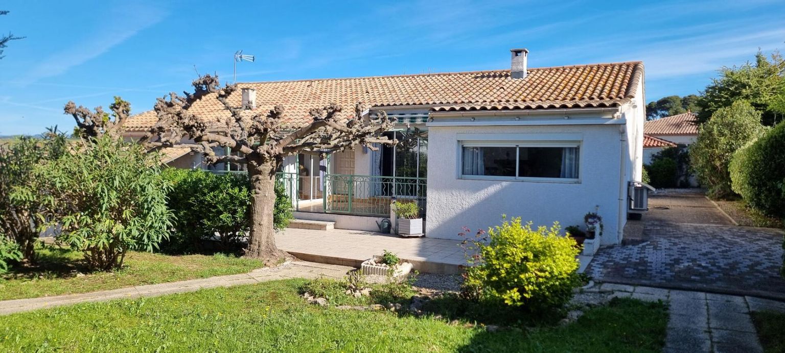 Maison Alignan Du Vent plain-pied 6 pièce(s) 121 m2 sur 1000 m²
